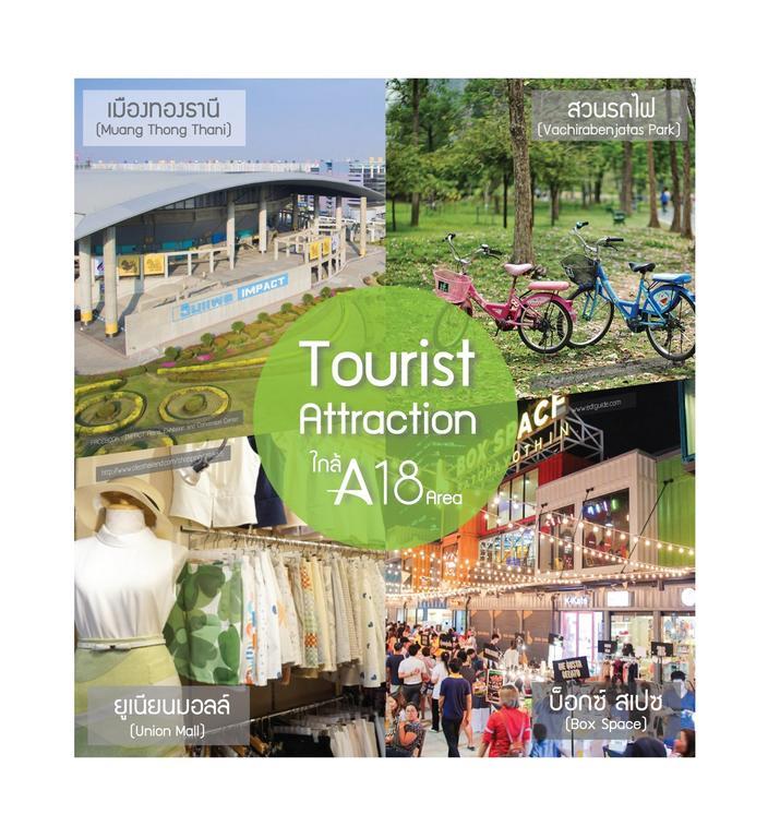 A18 Hotel Nonthaburi Eksteriør billede